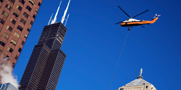 St. Louis Helicopter City Lift