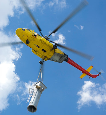 St. Louis Helicopter Cell Tower Lift