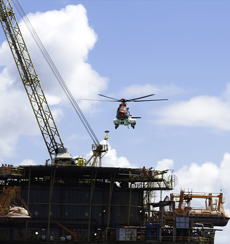 St. Louis Helicopter Oil Rig